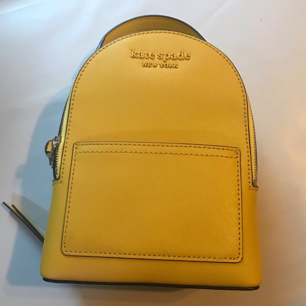 Kate Spade Mini Convertible Backpack Yellow Bag